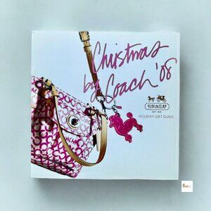 Coach 2008 Holiday Gift Folding Catalog (In Japanese)